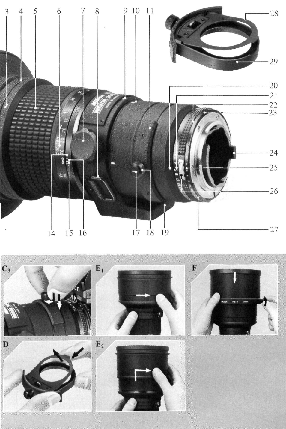 Nikon NIKKOR ED 300mm f-2.8 IF User Manual | Page 5 / 34