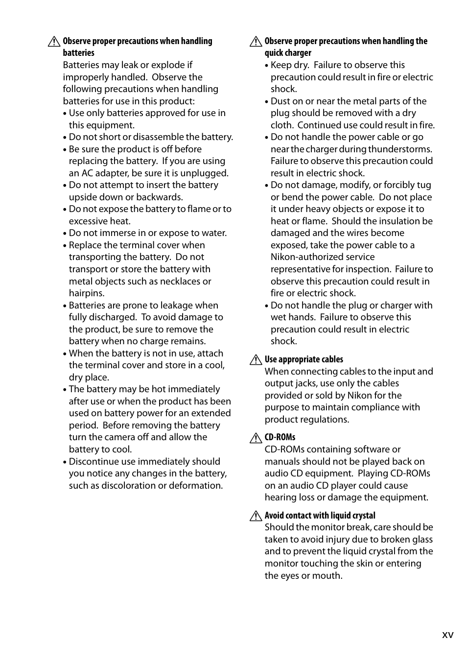 Nikon D90 User Manual | Page 17 / 300