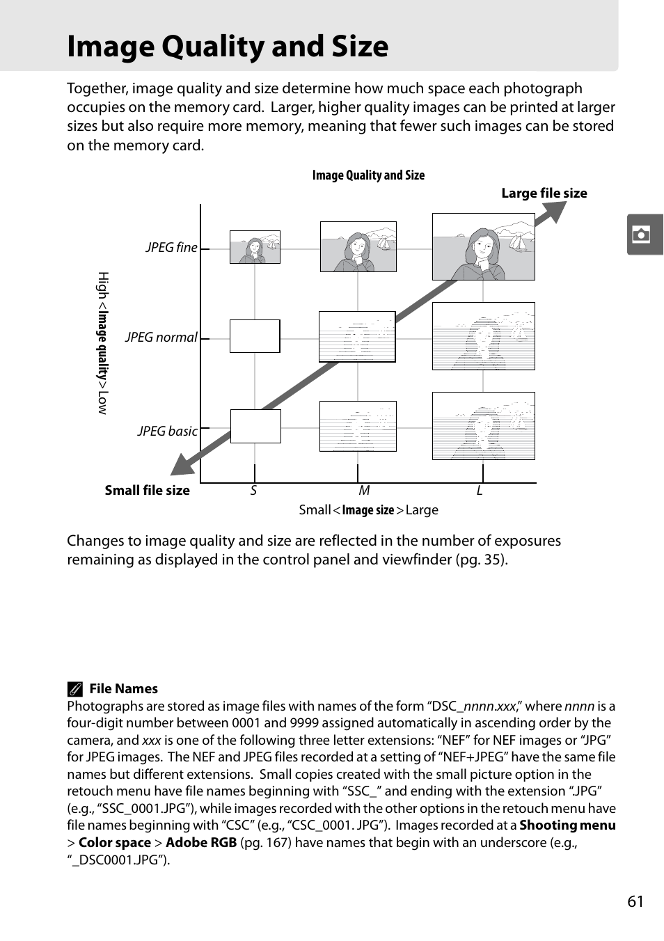 Image quality and size | Nikon D90 User Manual | Page 81 / 300