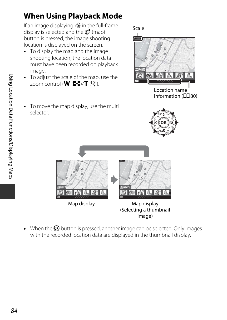 When using playback mode | Nikon AW120 User Manual | Page 114 / 270