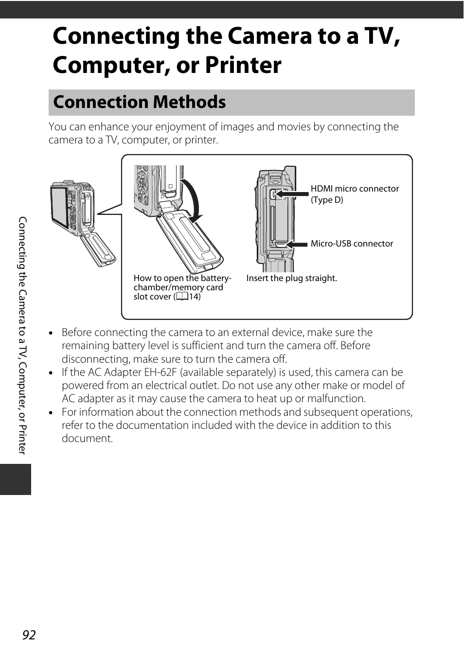 Connection methods | Nikon AW120 User Manual | Page 122 / 270