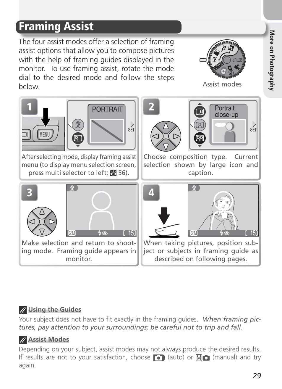 Framing assist | Nikon 2100 User Manual | Page 39 / 104