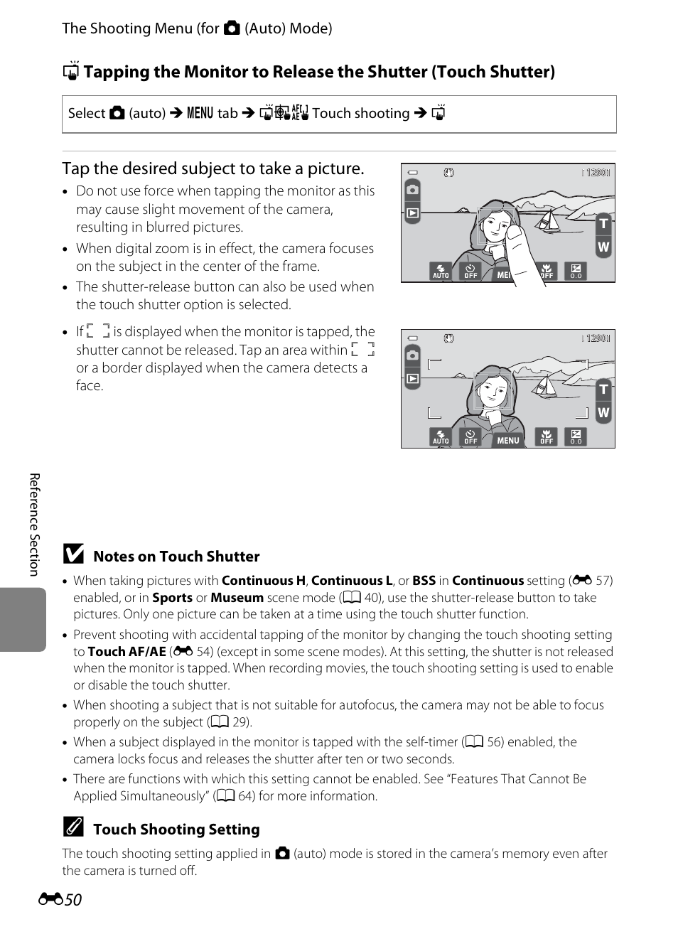E 50 | Nikon S100 User Manual | Page 158 / 236