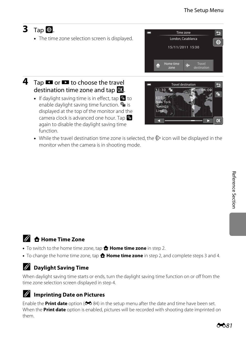 Tap o | Nikon S100 User Manual | Page 189 / 236