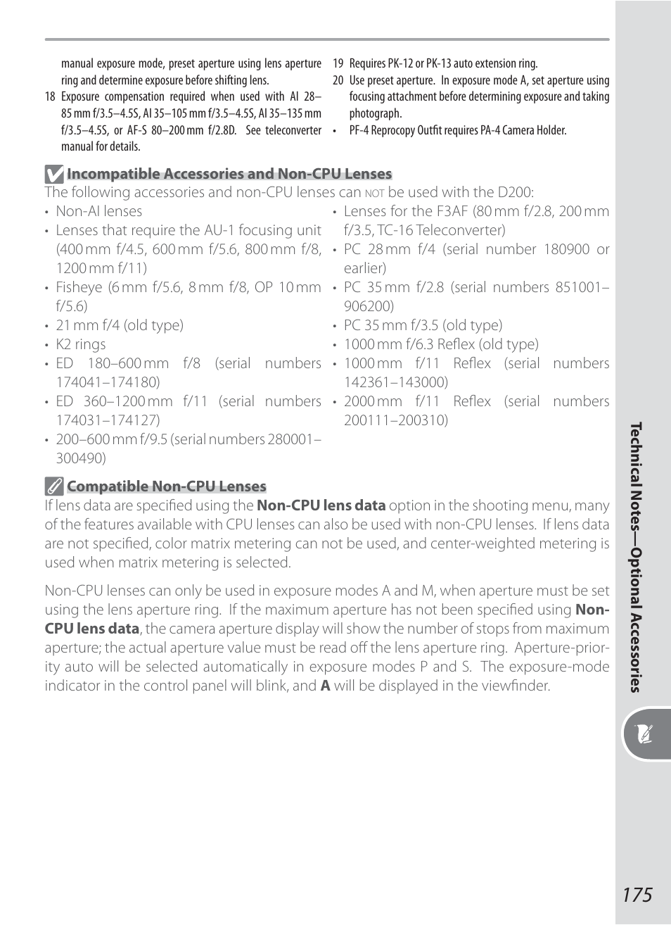 Nikon D200 User Manual | Page 185 / 221