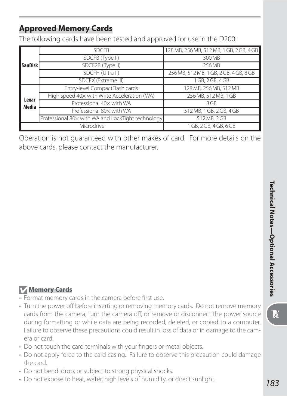 Nikon D200 User Manual | Page 193 / 221