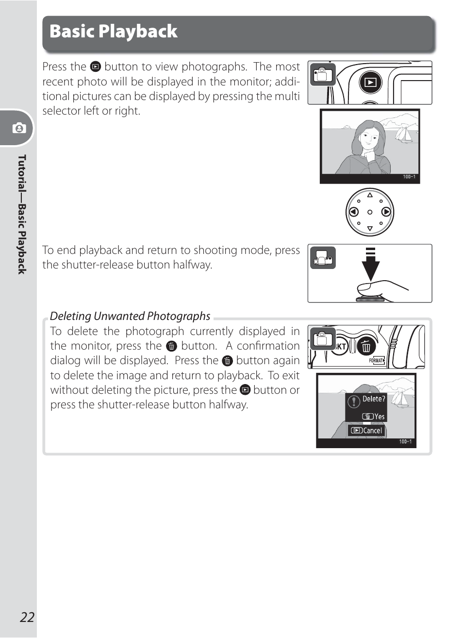 Basic playback | Nikon D200 User Manual | Page 32 / 221