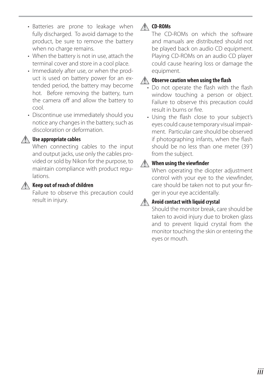 Nikon D200 User Manual | Page 5 / 221