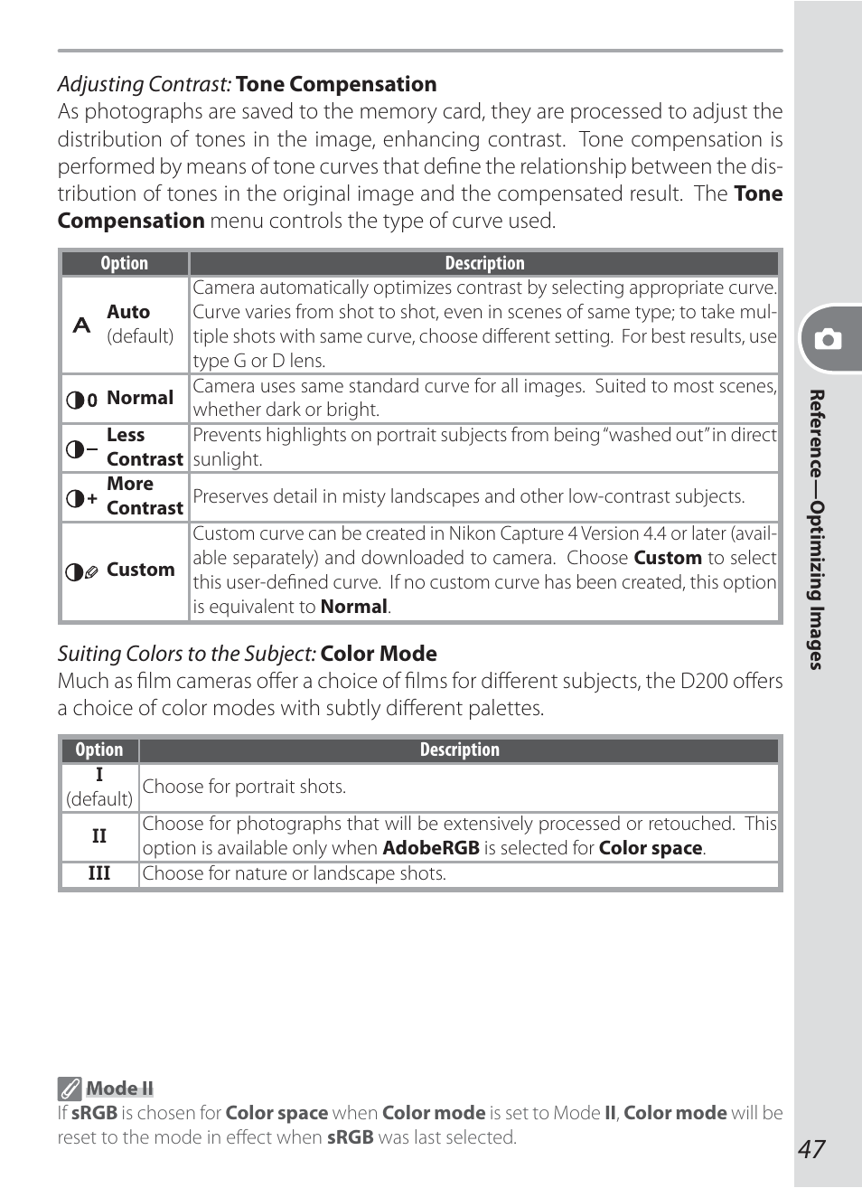 Nikon D200 User Manual | Page 57 / 221
