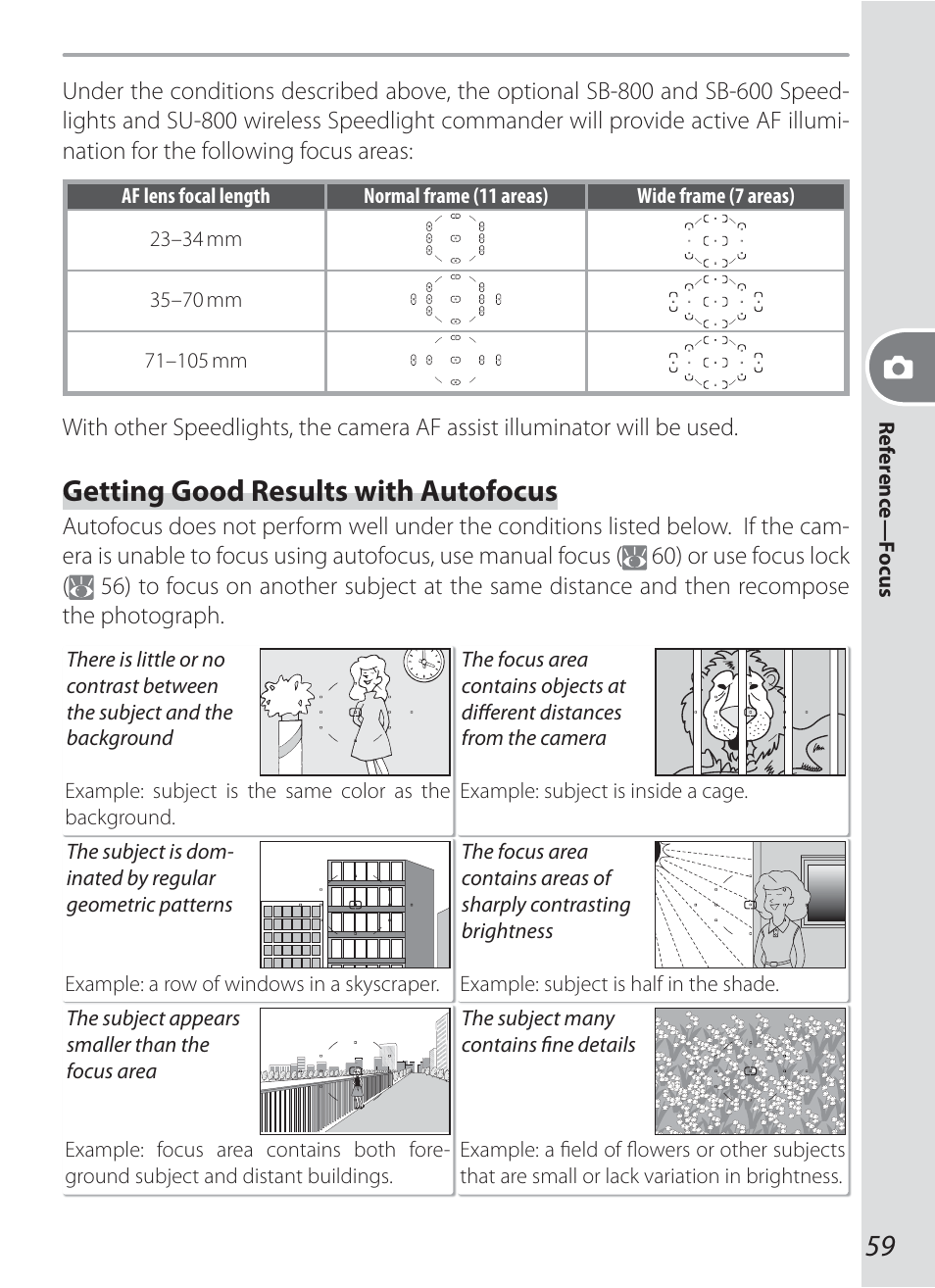 Getting good results with autofocus | Nikon D200 User Manual | Page 69 / 221