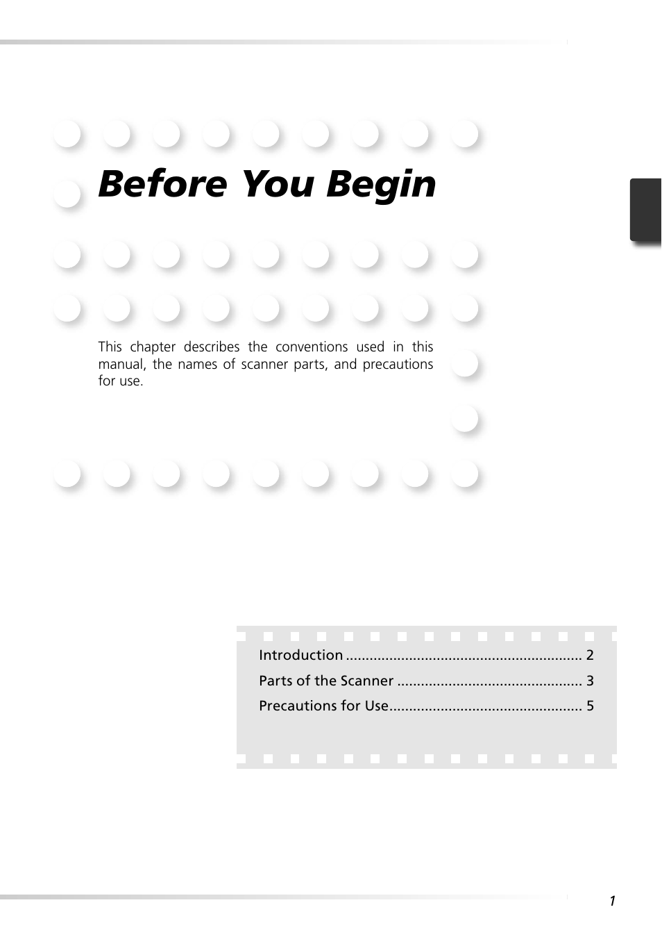 Before you begin | Nikon LS-9000 User Manual | Page 10 / 89