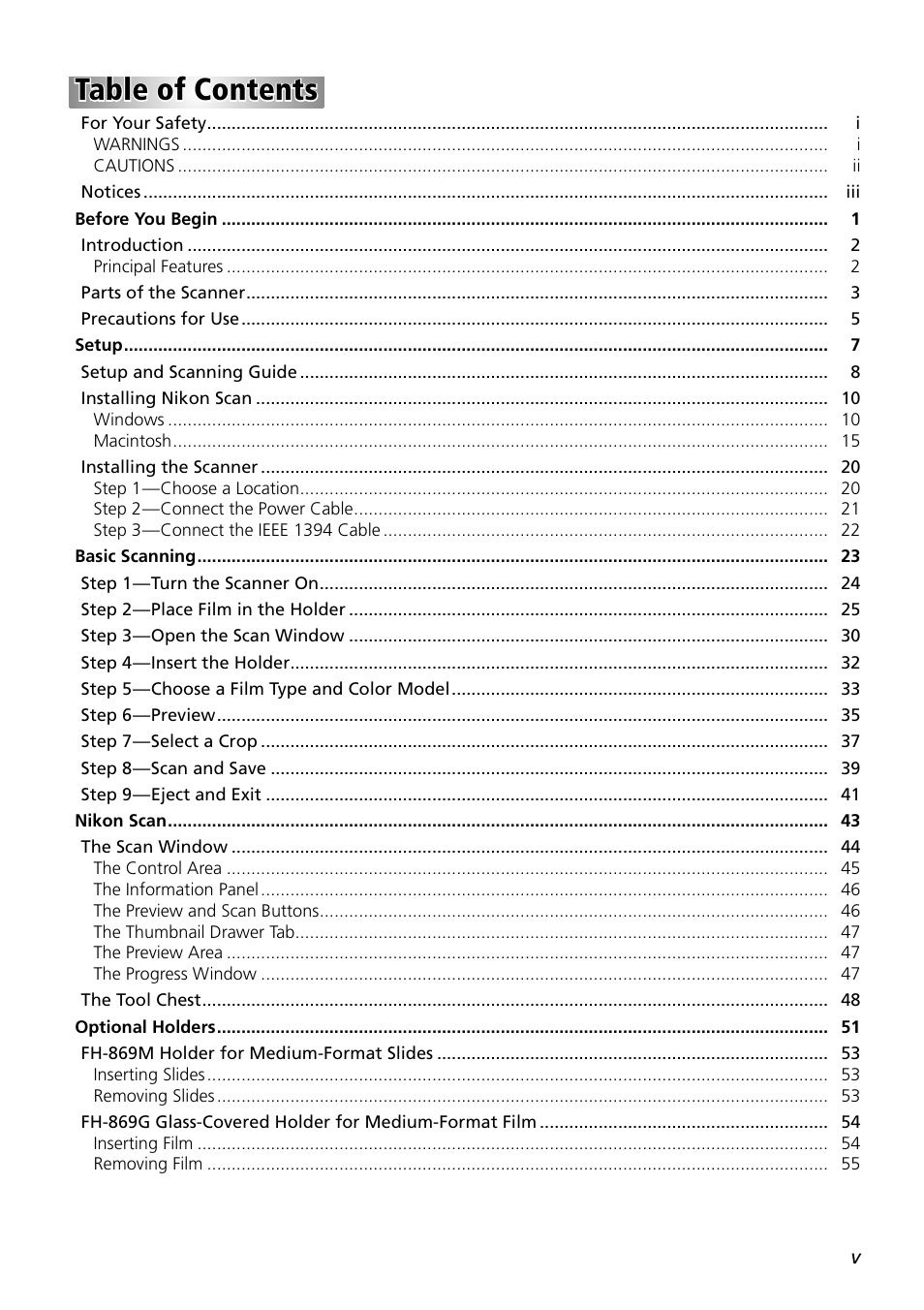 Nikon LS-9000 User Manual | Page 8 / 89