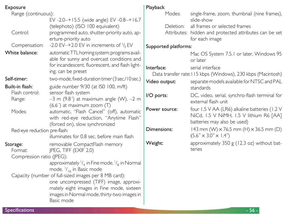 Nikon 950 User Manual | Page 56 / 57