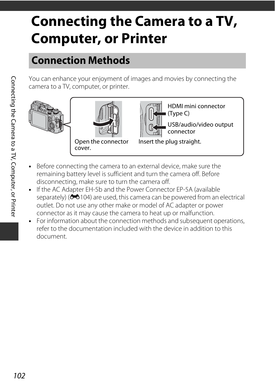 Connection methods | Nikon P7800 User Manual | Page 122 / 270