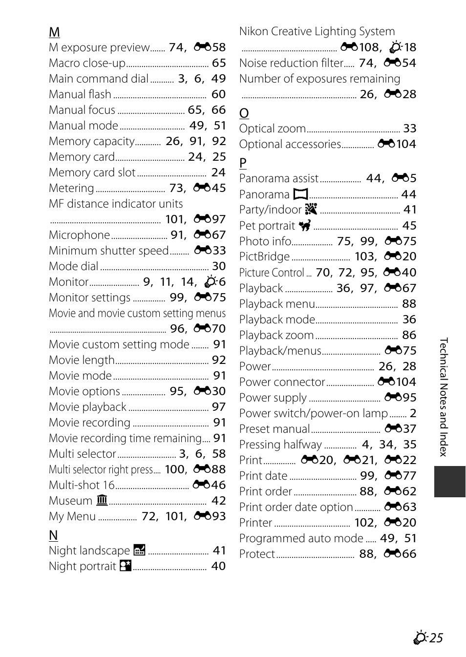 F25 m | Nikon P7800 User Manual | Page 267 / 270