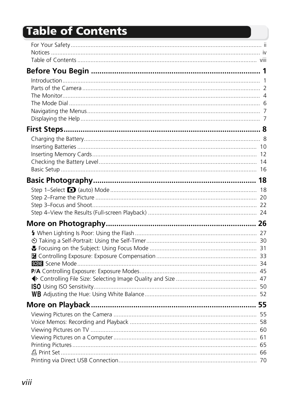 Nikon P1 - P2 User Manual | Page 10 / 183