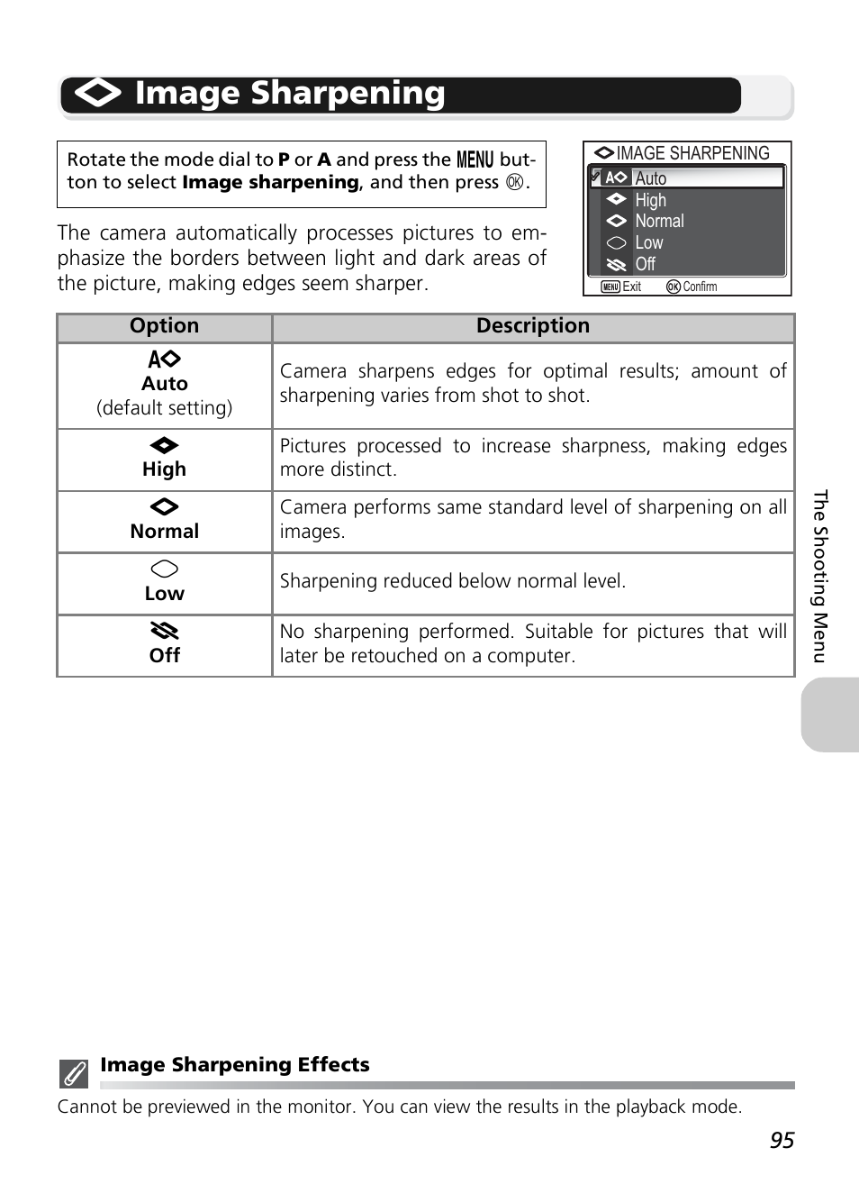 M image sharpening | Nikon P1 - P2 User Manual | Page 107 / 183