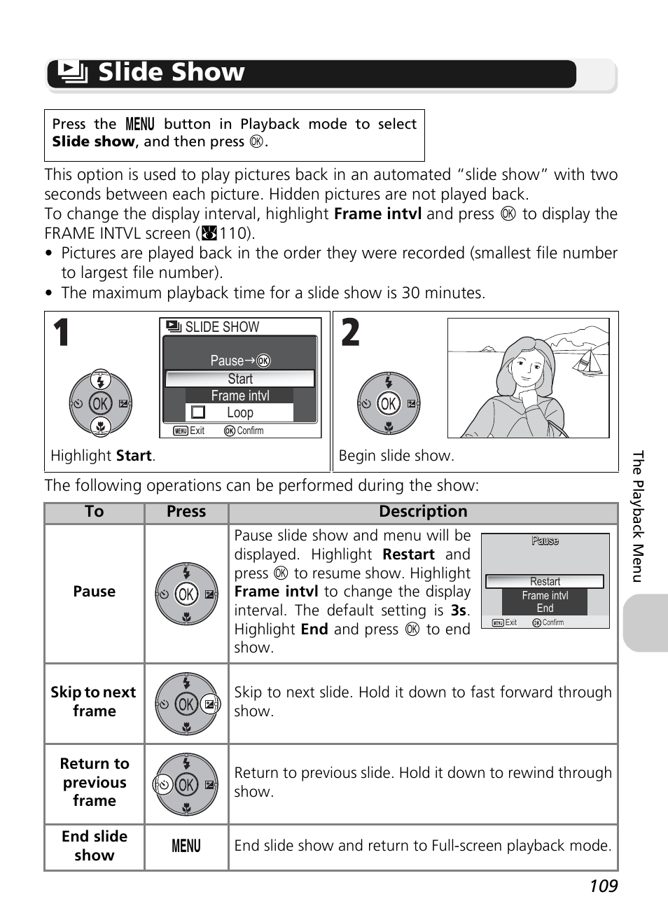 Z slide show | Nikon P1 - P2 User Manual | Page 121 / 183