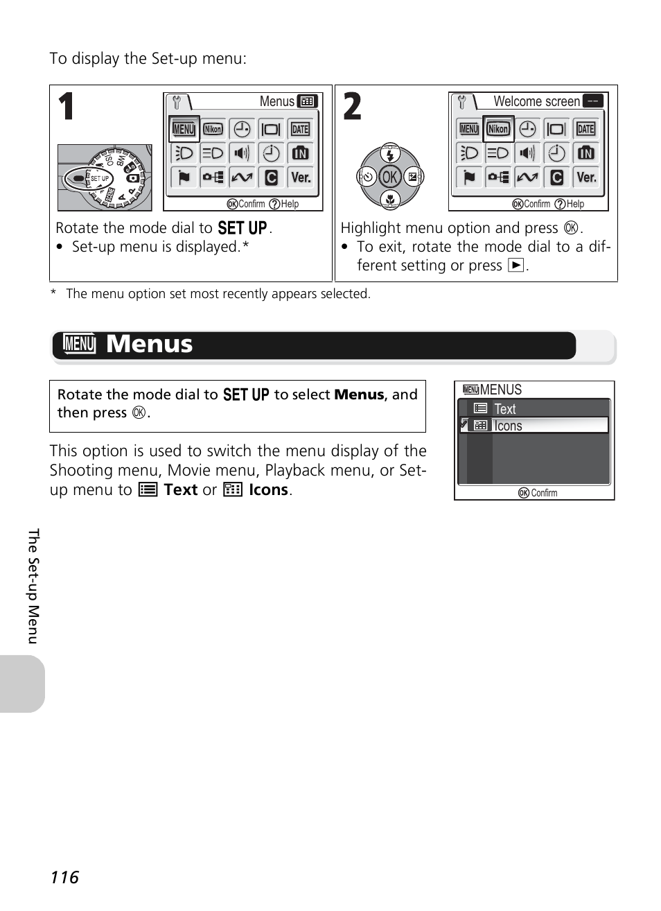 R menus | Nikon P1 - P2 User Manual | Page 128 / 183