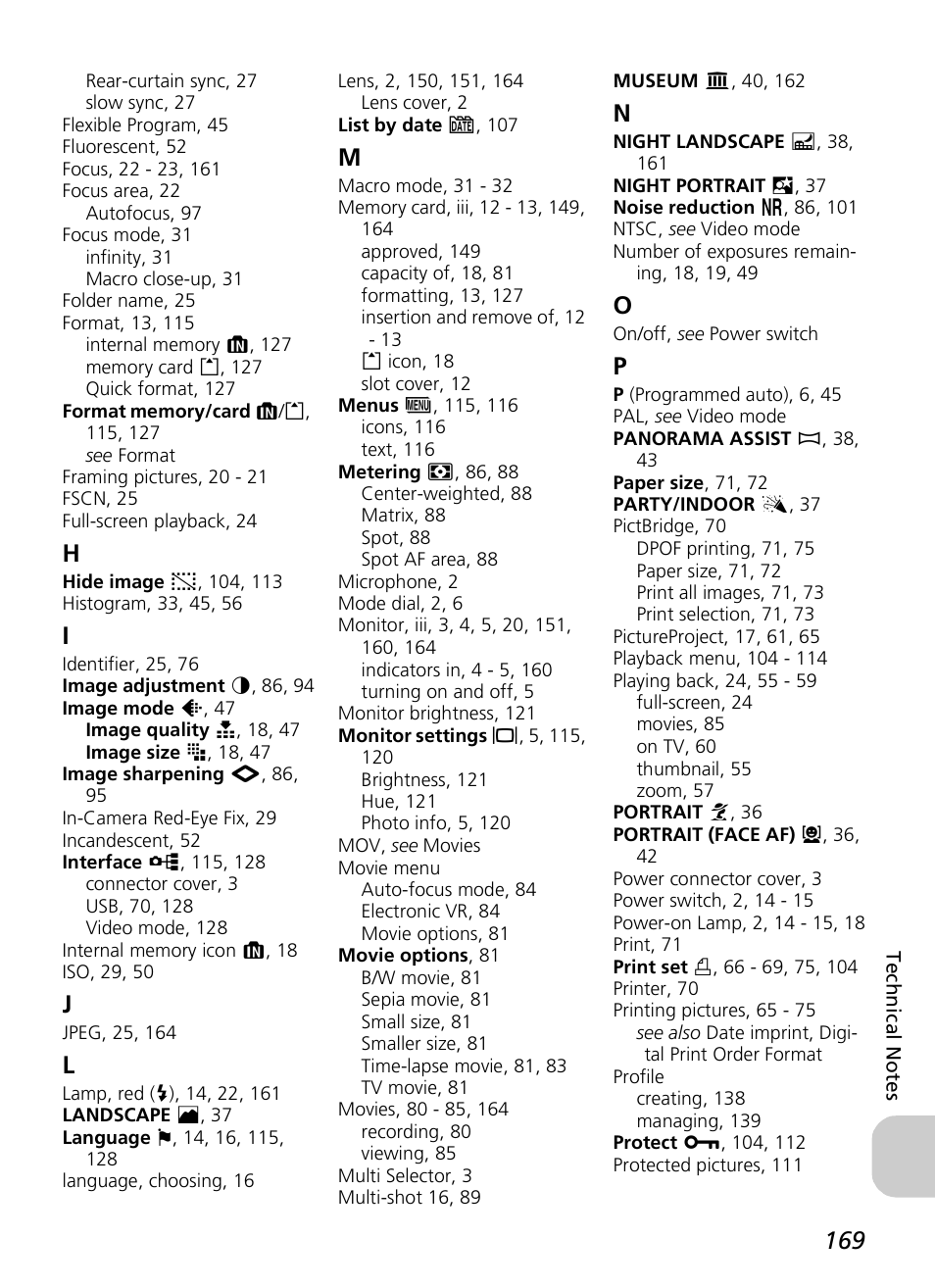 Nikon P1 - P2 User Manual | Page 181 / 183