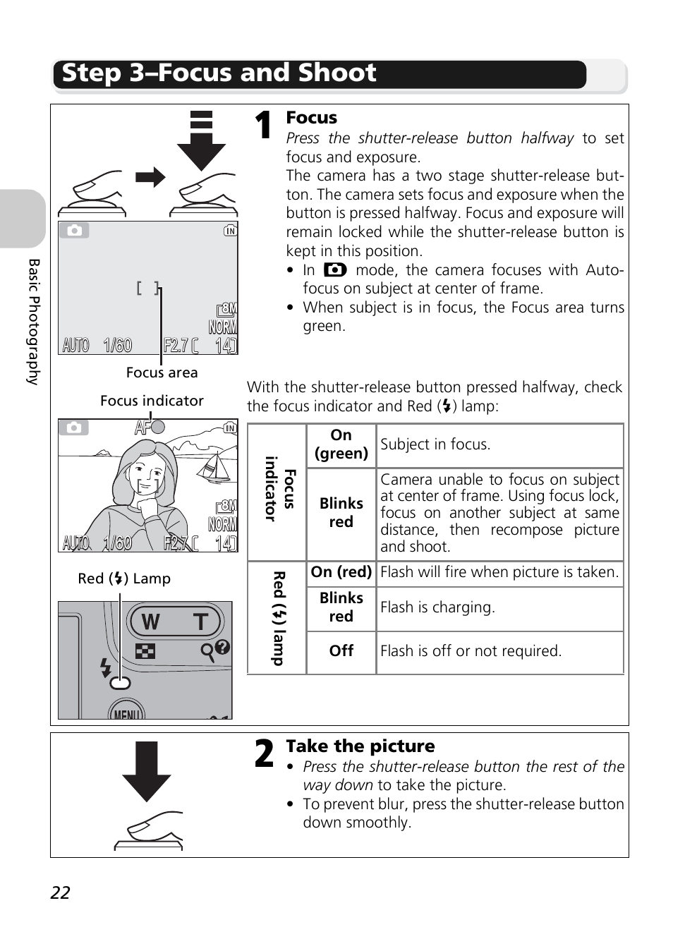 Step 3–focus and shoot | Nikon P1 - P2 User Manual | Page 34 / 183