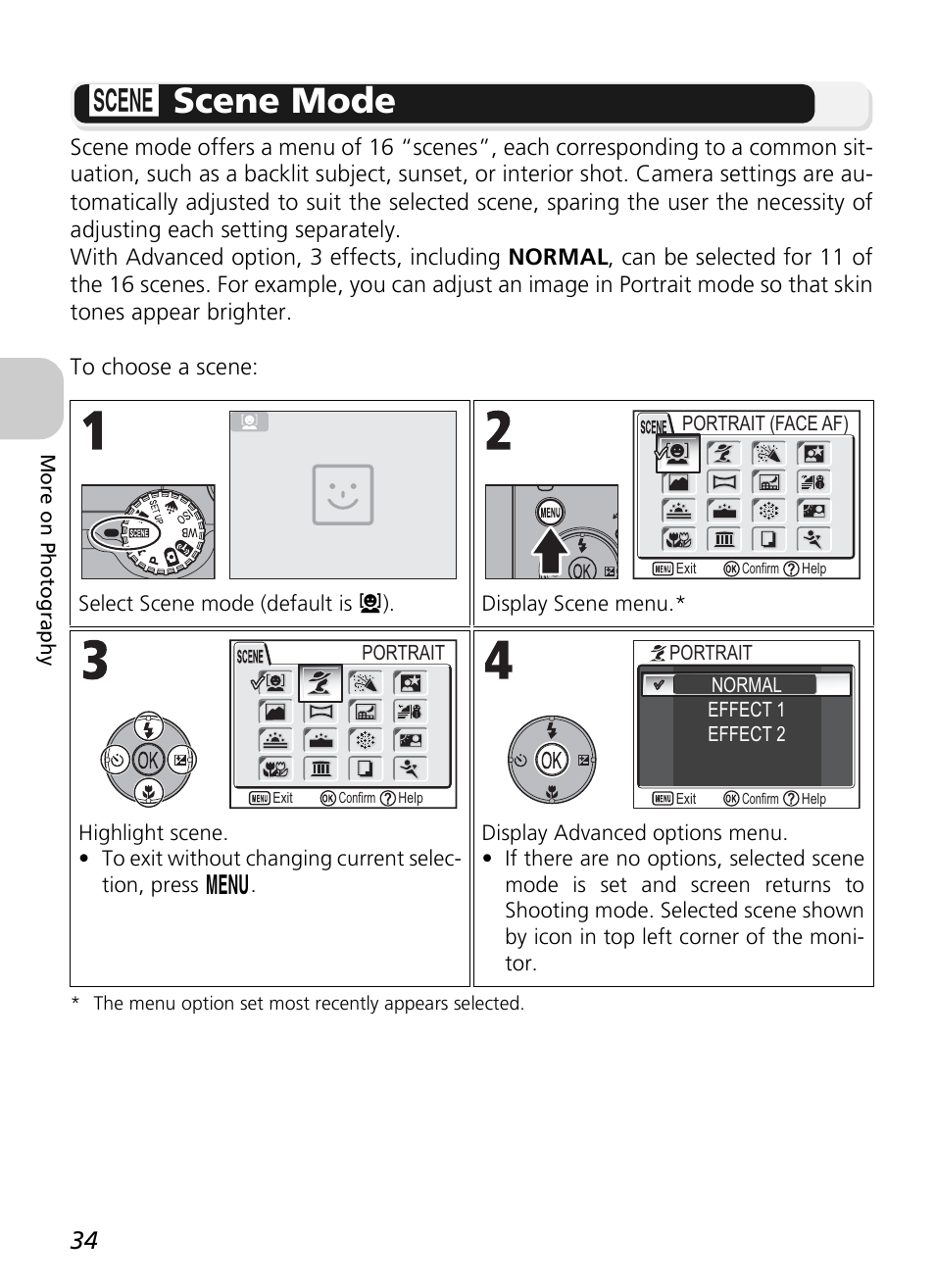 B scene mode | Nikon P1 - P2 User Manual | Page 46 / 183