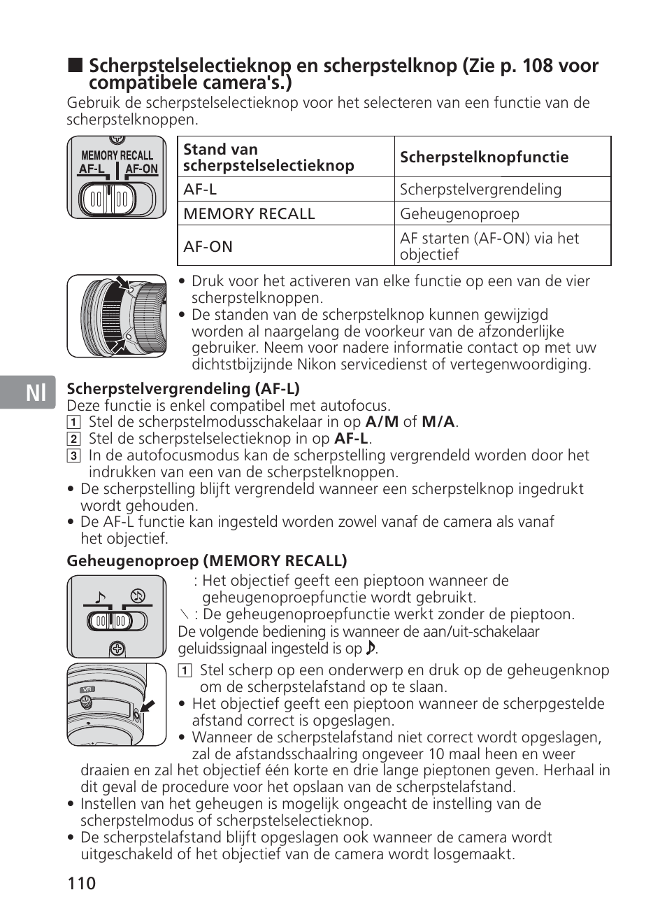 Jp en de fr es se ru nl it ck ch kr | Nikon AI-S Zoom-NIKKOR ED 200-400mm f-4 User Manual | Page 110 / 228