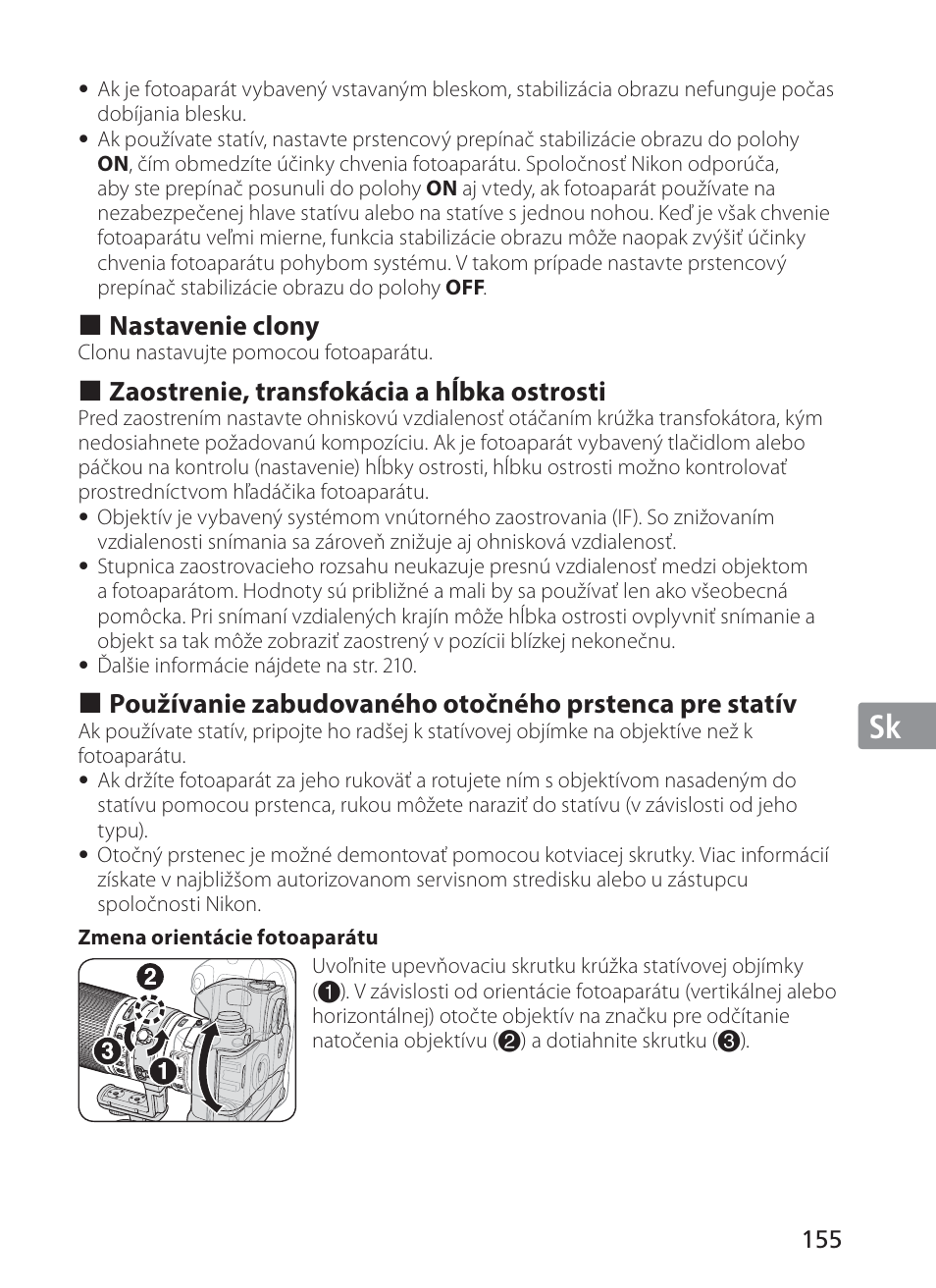 Jp en de fr es se ru nl it sk sk kr | Nikon AI-S Zoom-NIKKOR ED 200-400mm f-4 User Manual | Page 155 / 228