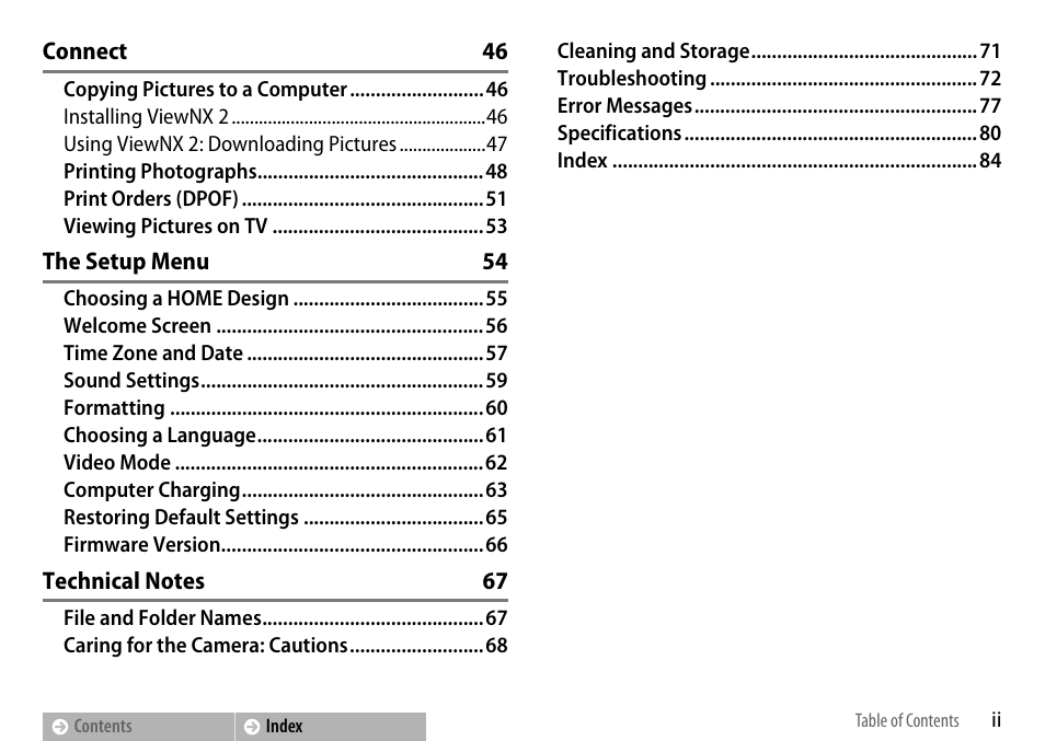 Nikon S01 User Manual | Page 4 / 96