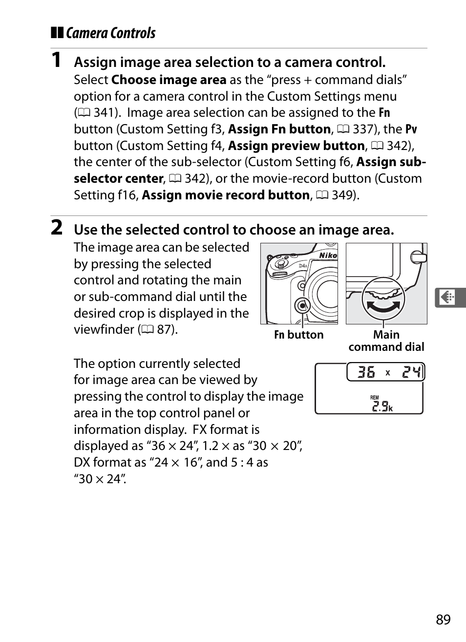 Camera controls | Nikon D4S User Manual | Page 111 / 500