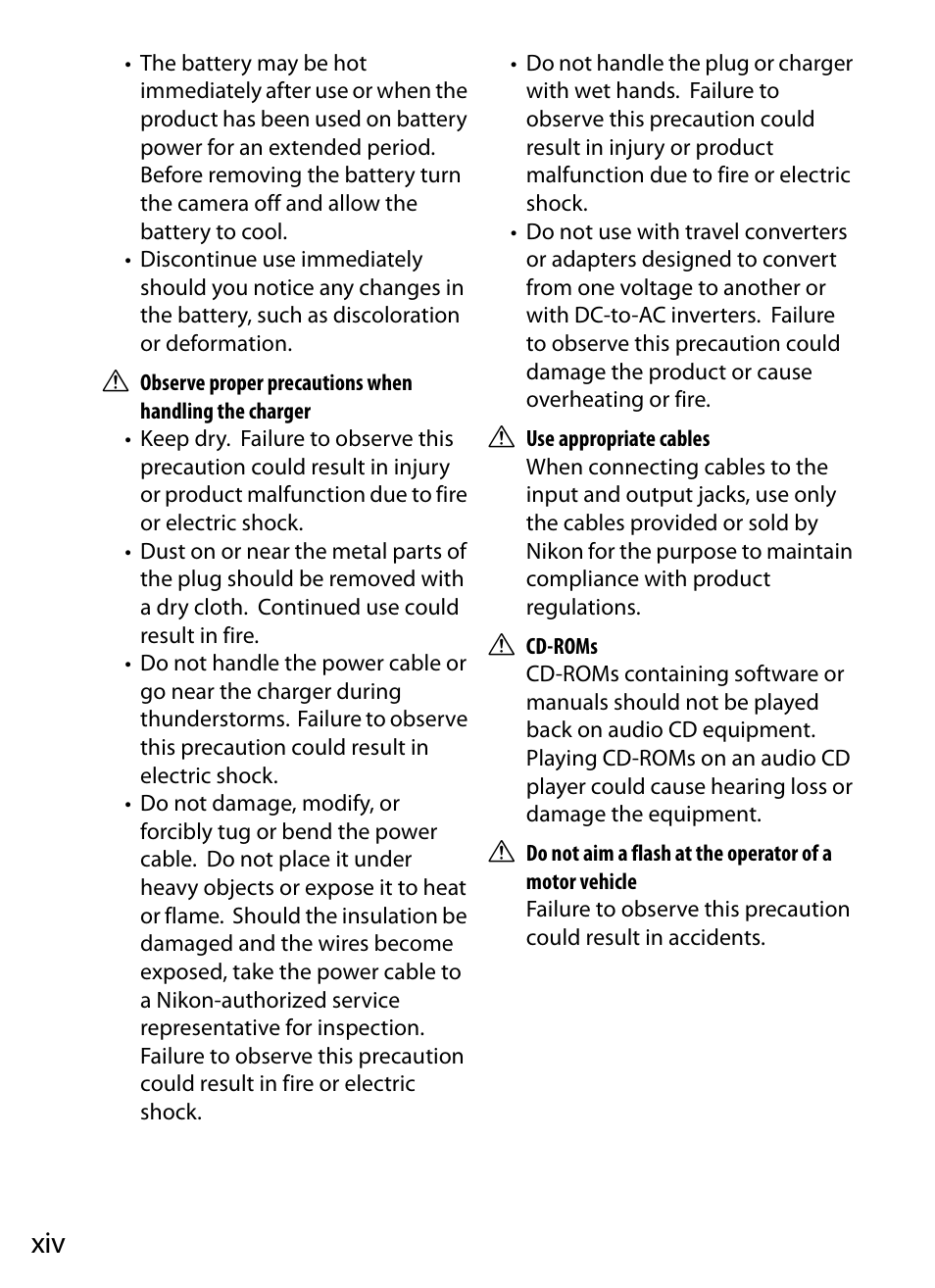 Nikon D4S User Manual | Page 16 / 500