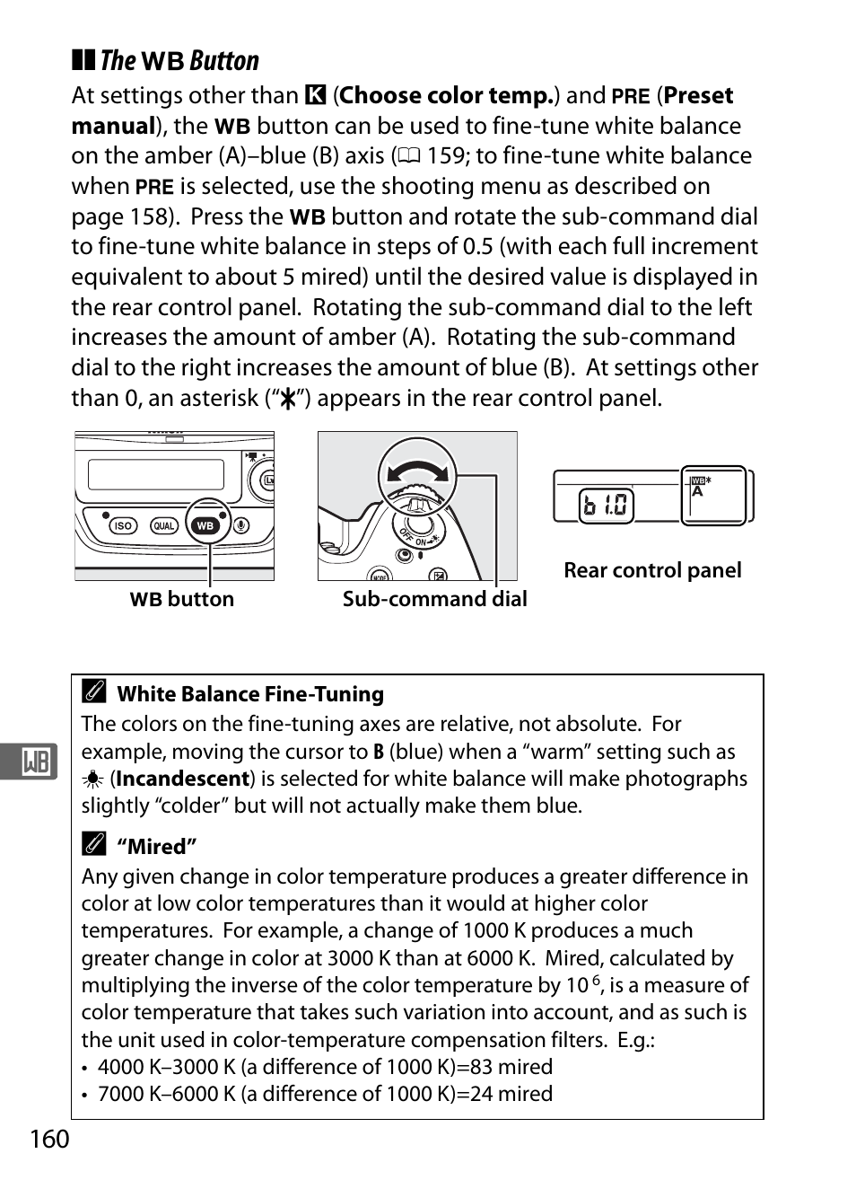 The u button | Nikon D4S User Manual | Page 182 / 500