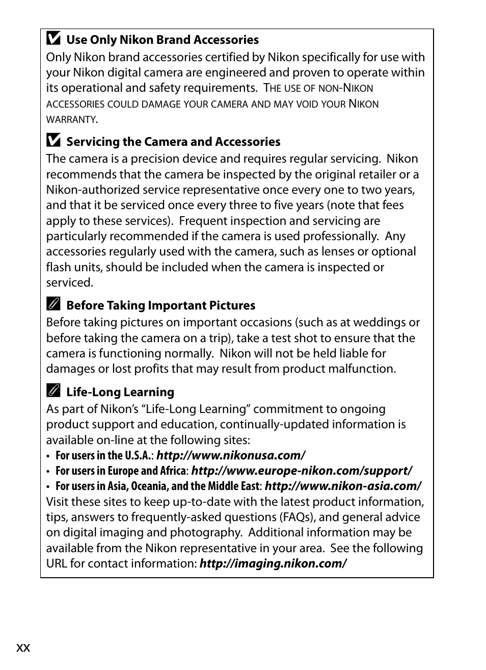 Nikon D4S User Manual | Page 22 / 500