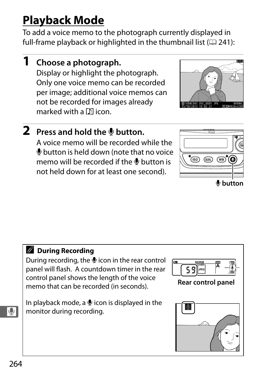 Playback mode | Nikon D4S User Manual | Page 286 / 500