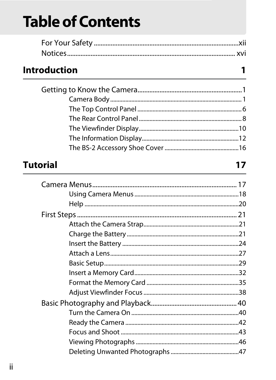 Nikon D4S User Manual | Page 4 / 500