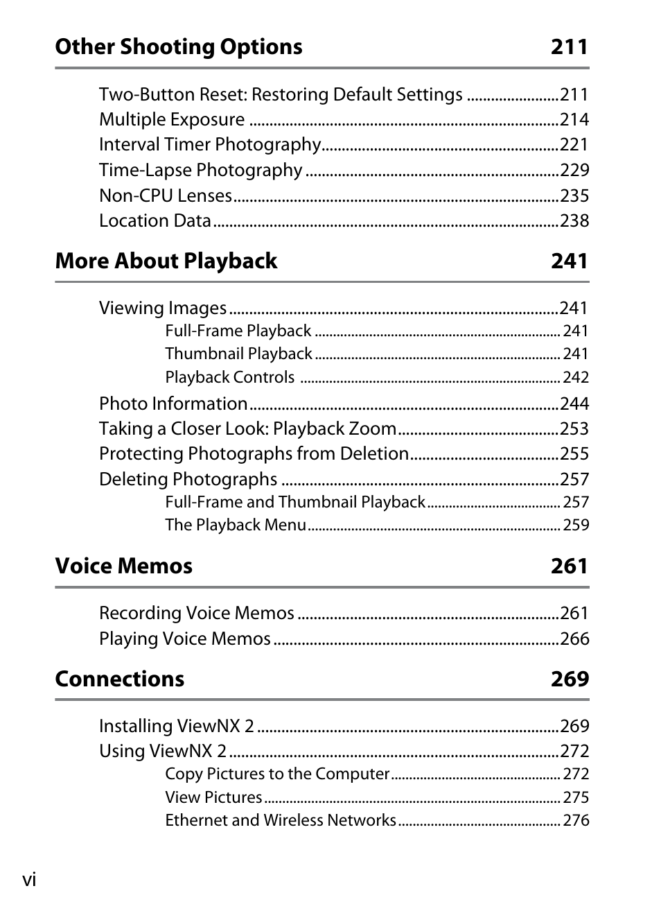Nikon D4S User Manual | Page 8 / 500