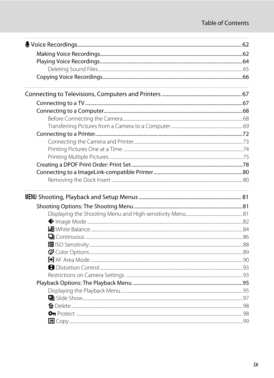 Nikon S700 User Manual | Page 11 / 148