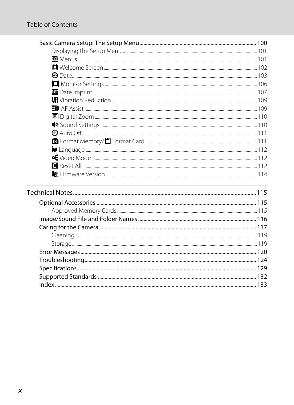Nikon S700 User Manual | Page 12 / 148