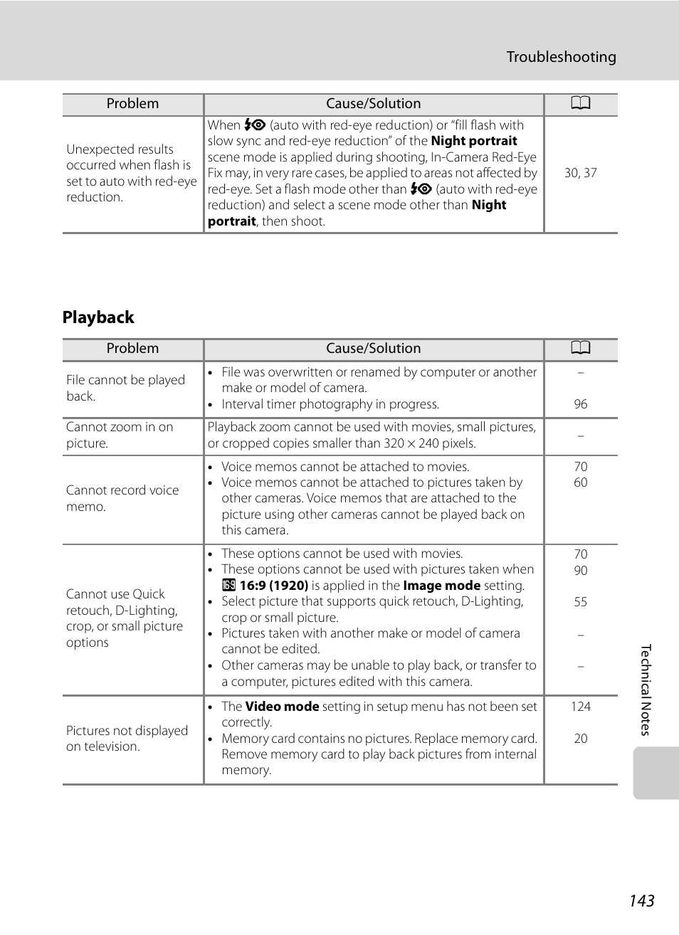 Playback | Nikon S620 User Manual | Page 155 / 164