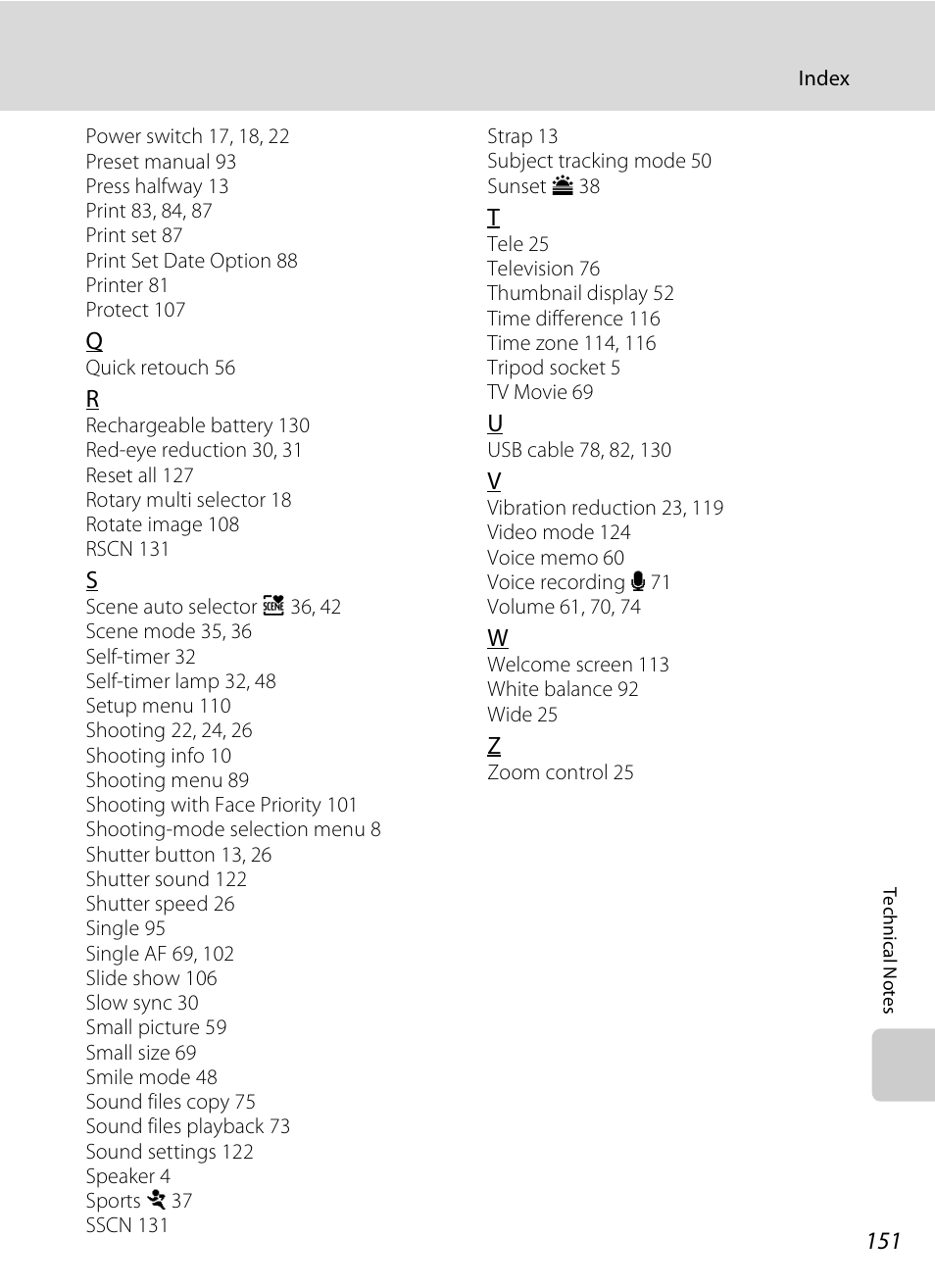 Nikon S620 User Manual | Page 163 / 164