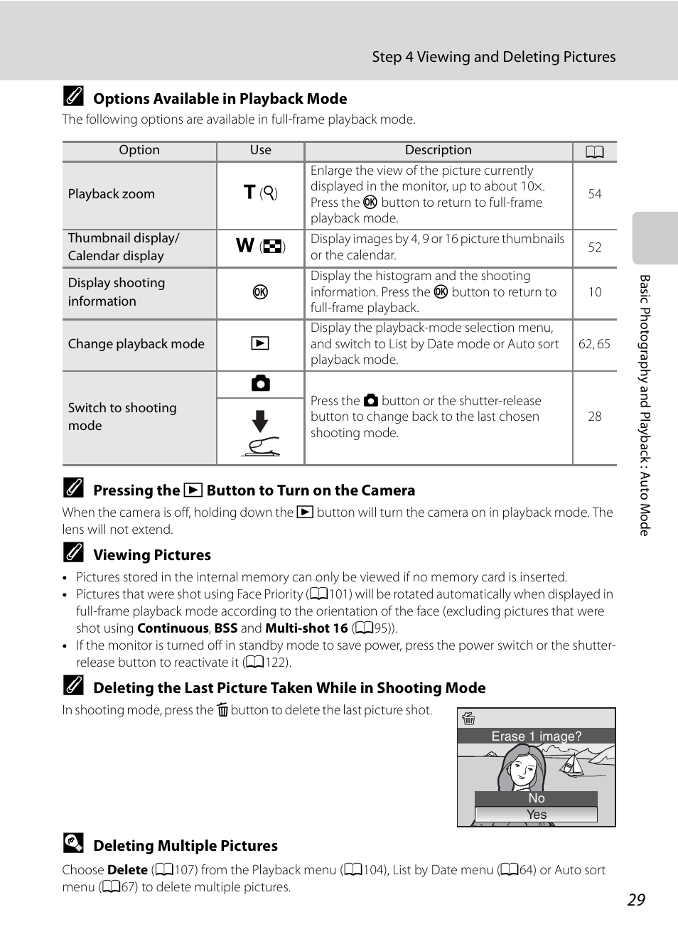 Nikon S620 User Manual | Page 41 / 164