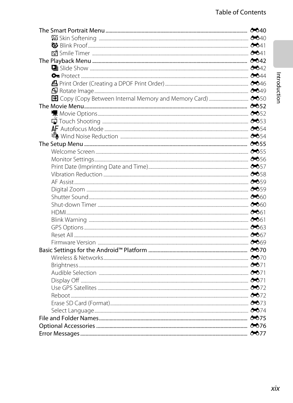 Nikon S800c User Manual | Page 21 / 224