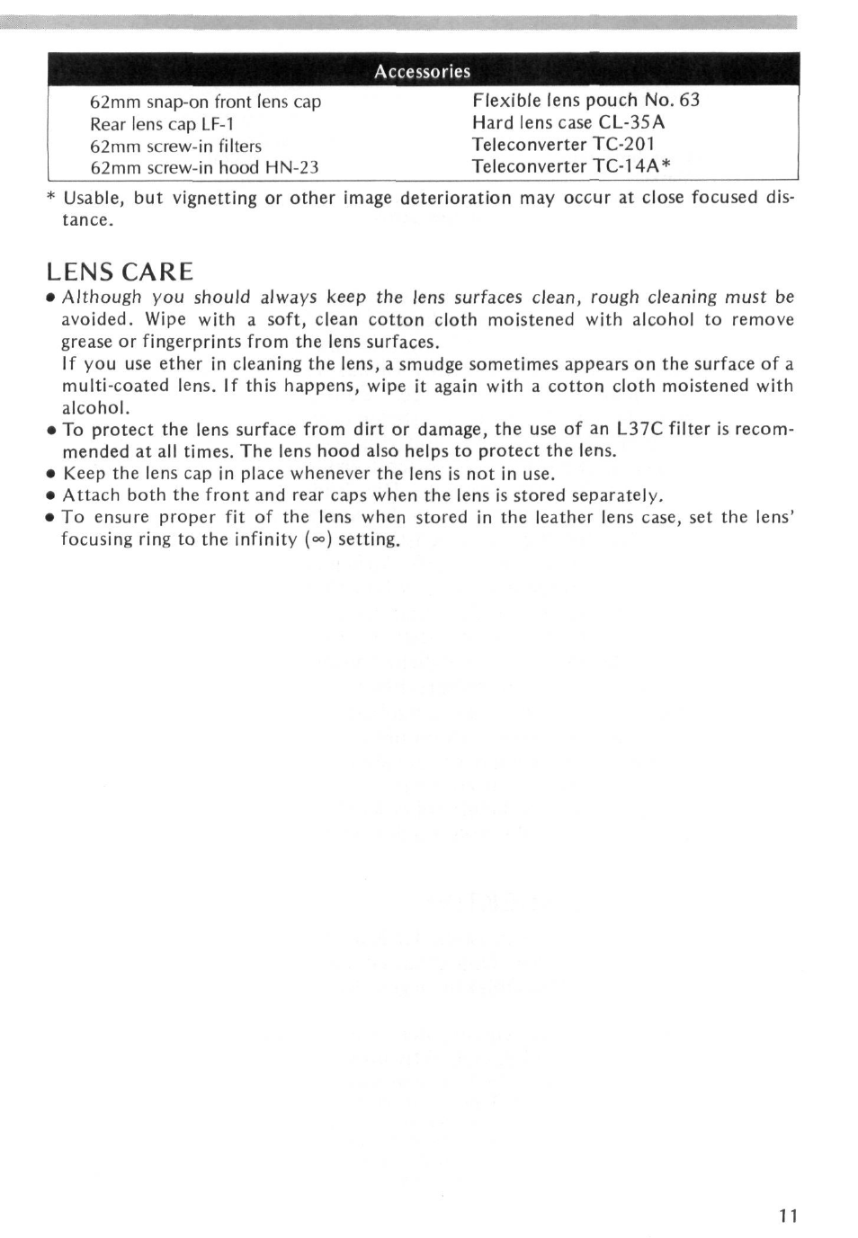 Zooming c, Depth-of-field scale, Infrared photography e | Features/specifications, Depth-of-field scale d | Nikon AI-S Zoom-NIKKOR 80-200mm f-4 User Manual | Page 11 / 25
