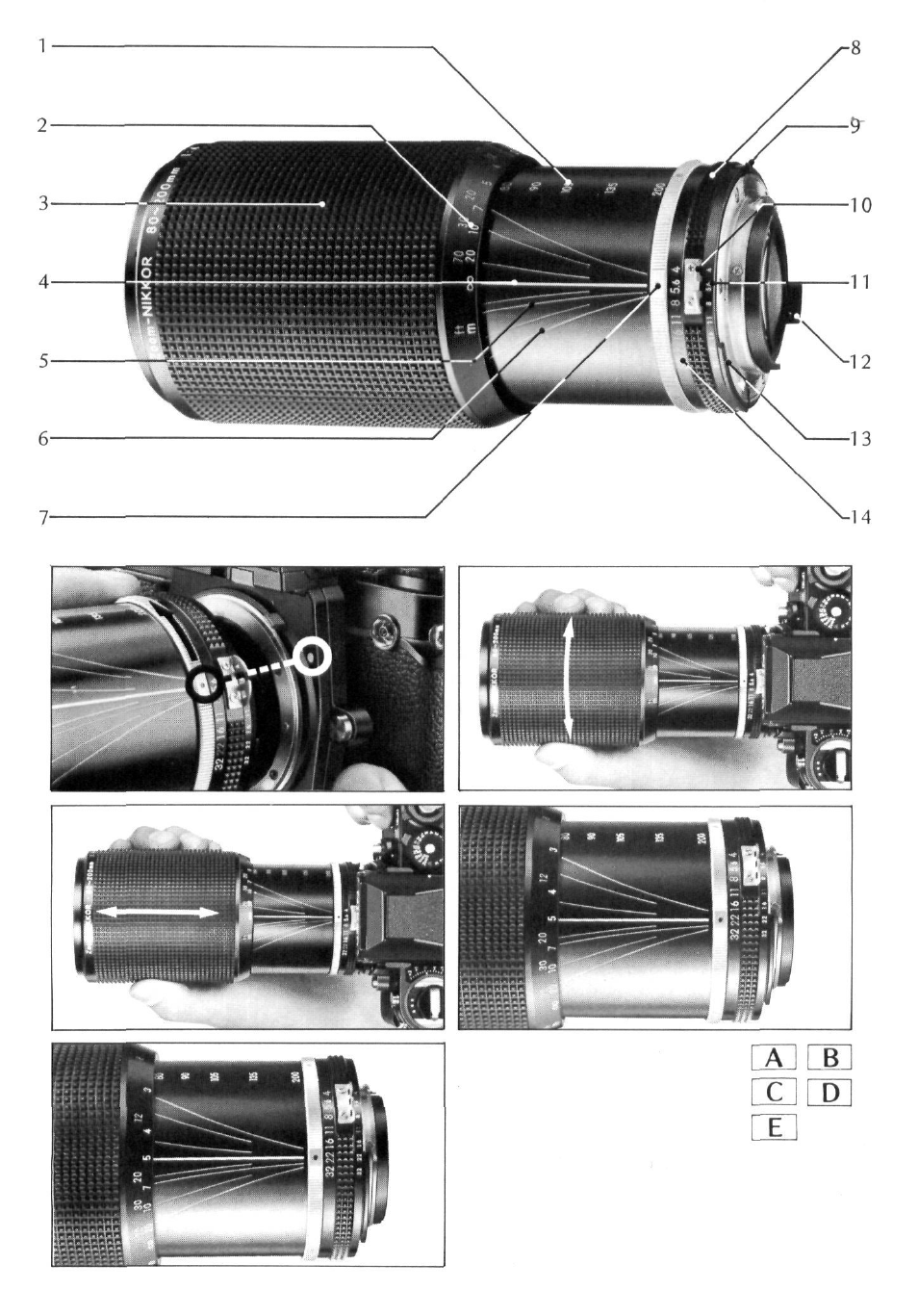 Nikon AI-S Zoom-NIKKOR 80-200mm f-4 User Manual | Page 3 / 25