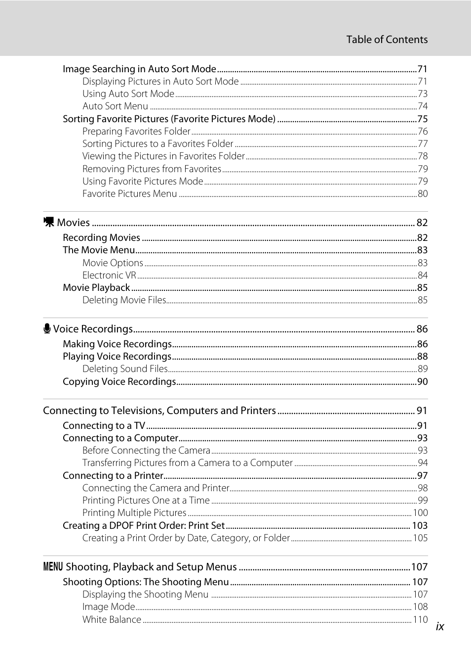 Nikon S230 User Manual | Page 11 / 180