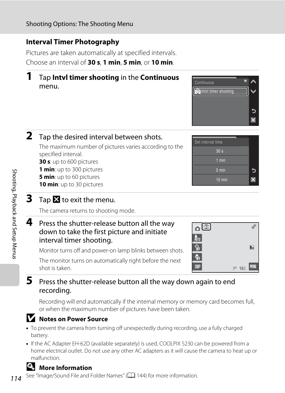 A 114) | Nikon S230 User Manual | Page 126 / 180