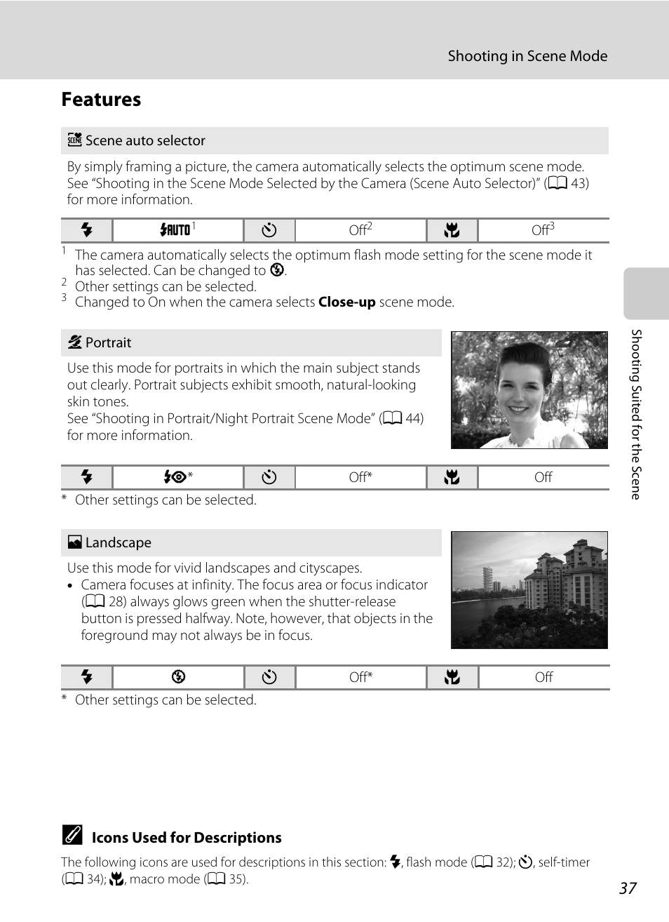 Features | Nikon S230 User Manual | Page 49 / 180