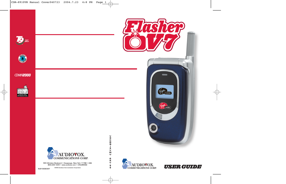 Audiovox Flasher V7 User Manual | 62 pages