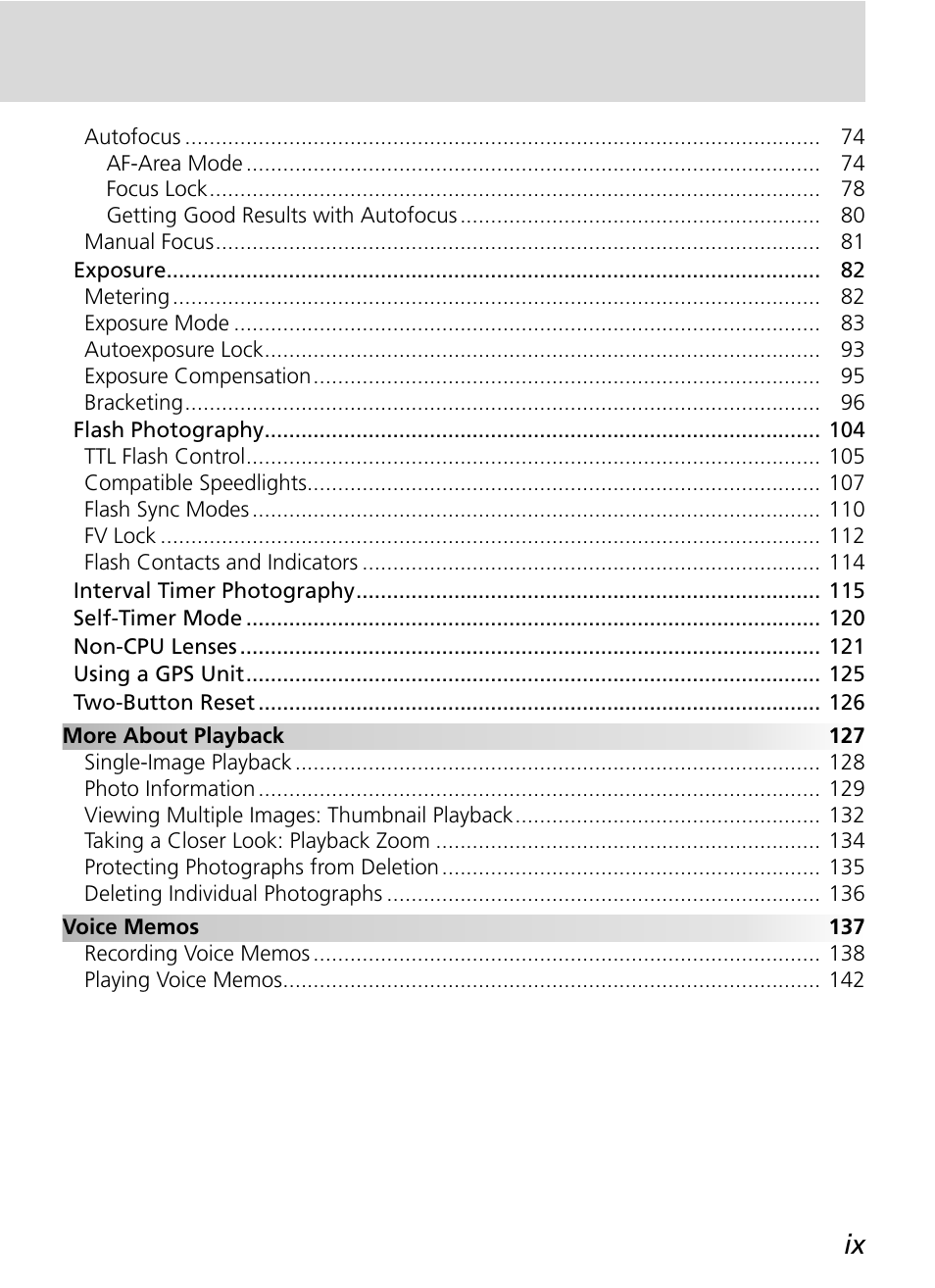 Nikon D2HS User Manual | Page 11 / 271