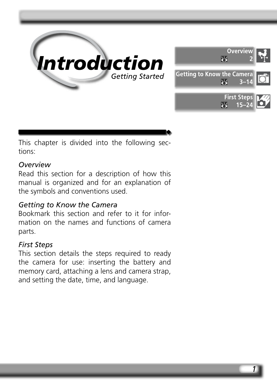 Introduction | Nikon D2HS User Manual | Page 15 / 271